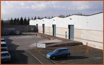 Ouside the warehouse