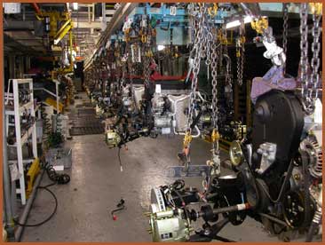 Inside the warehouse